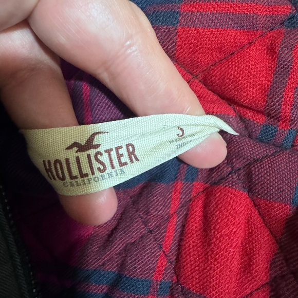 Hollister Green Hooded Utility Jacket - Picture 7 of 8